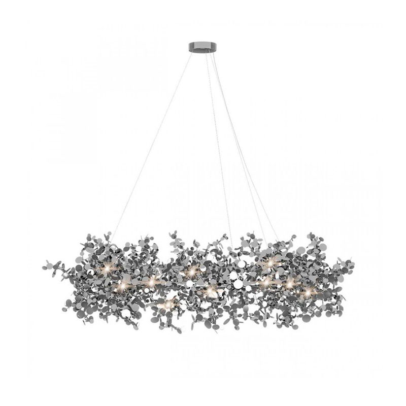Люстра Terzani Argent Suspension Ring Silver Серебряный Люстра Terzani Argent Suspension Ring Silver Серебряный в Твери | Loft Concept