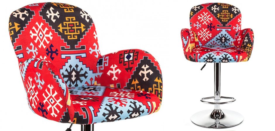 Барный стул Kelim Bar Stool Барный стул Kelim Bar Stool - Loft-Concept в Твери