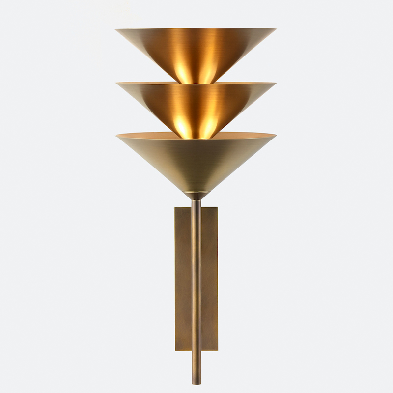 Бра WALL STACK III WALL SCONCE Латунь Бра WALL STACK III WALL SCONCE Латунь в Твери | Loft Concept