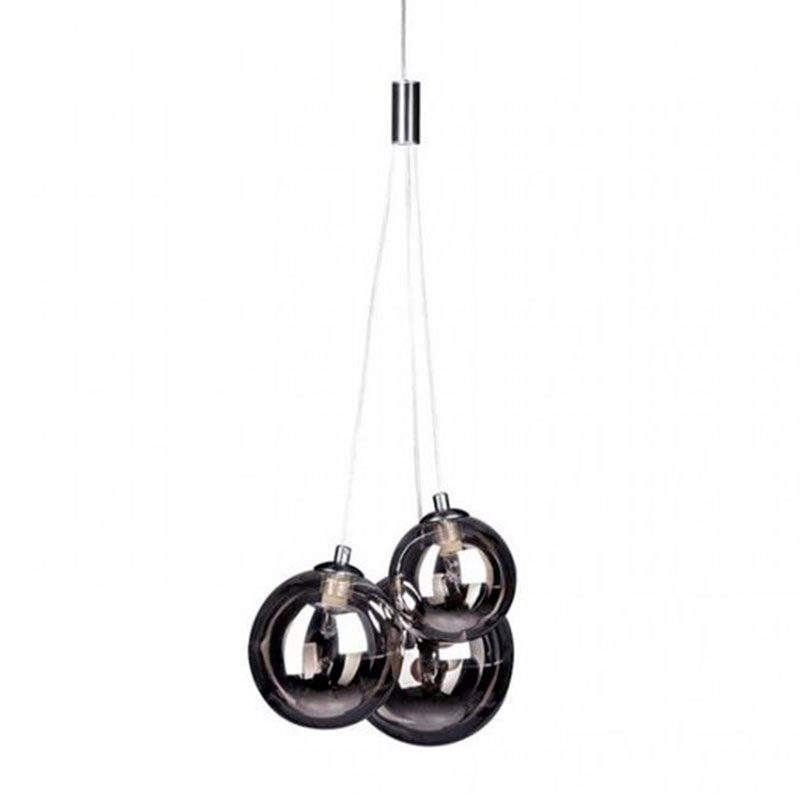 Люстра Multi Ball Black Серебряный Прозрачный черный Люстра Multi Ball Black Серебряный Прозрачный черный в Твери | Loft Concept