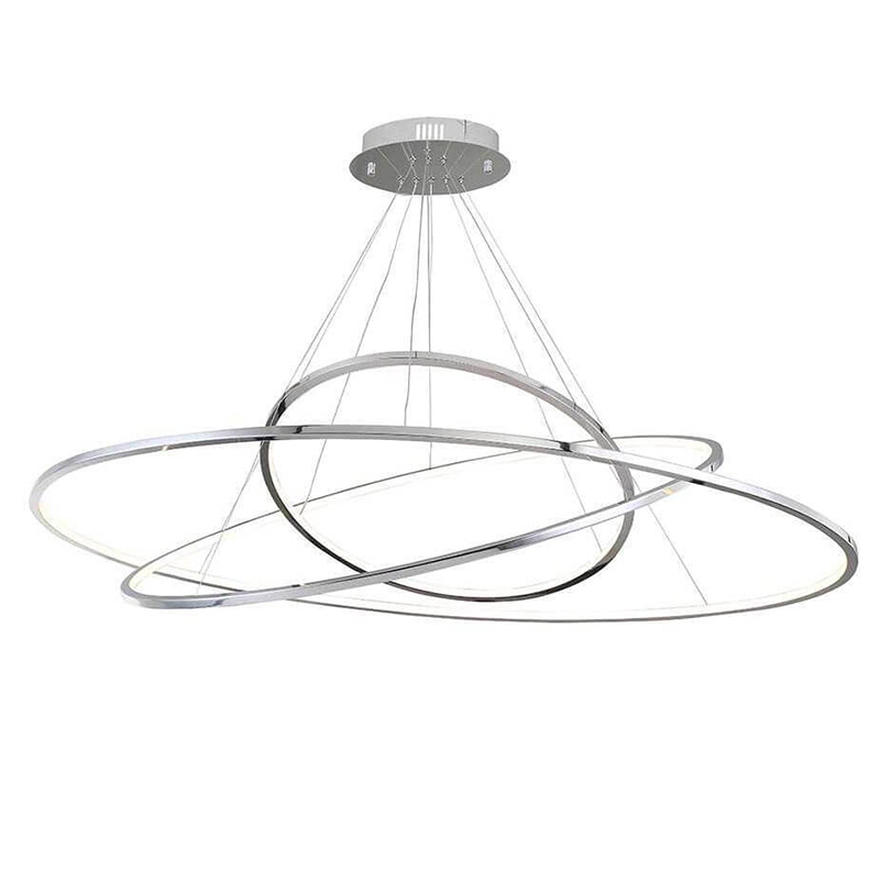 Люстра Plexus Ring Horizontal Trio Chrome Хром Люстра Plexus Ring Horizontal Trio Chrome Хром в Твери | Loft Concept
