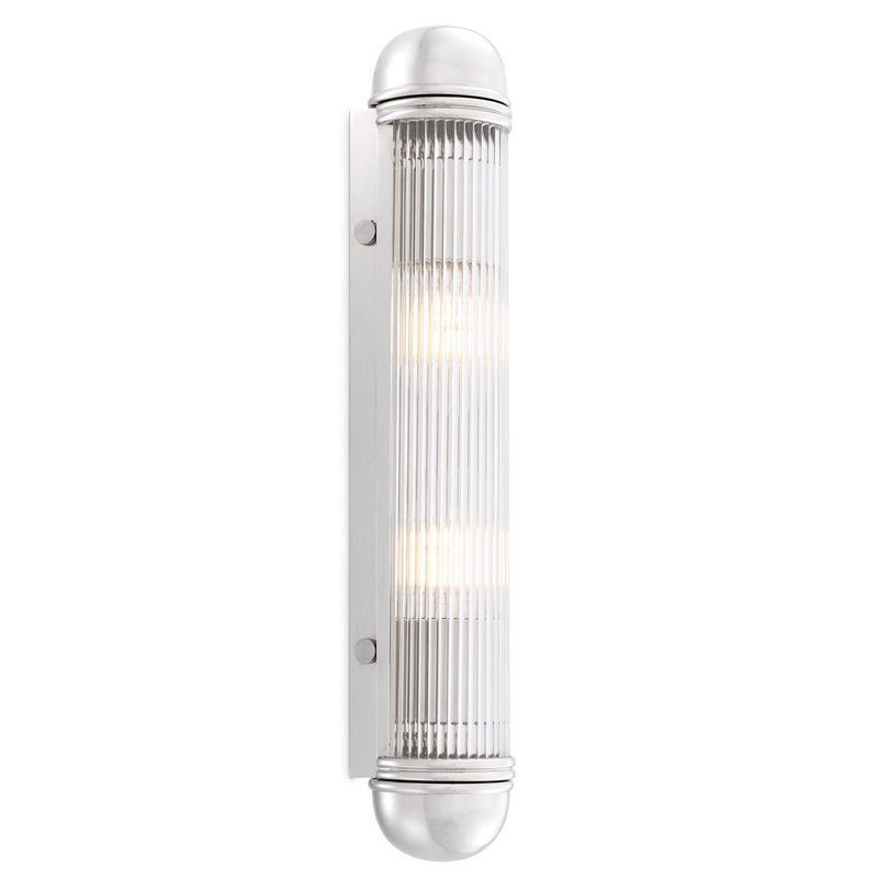 Бра Eichholtz Wall Lamp Auburn Nickel Никель Прозрачный Бра Eichholtz Wall Lamp Auburn Nickel Никель Прозрачный в Твери | Loft Concept