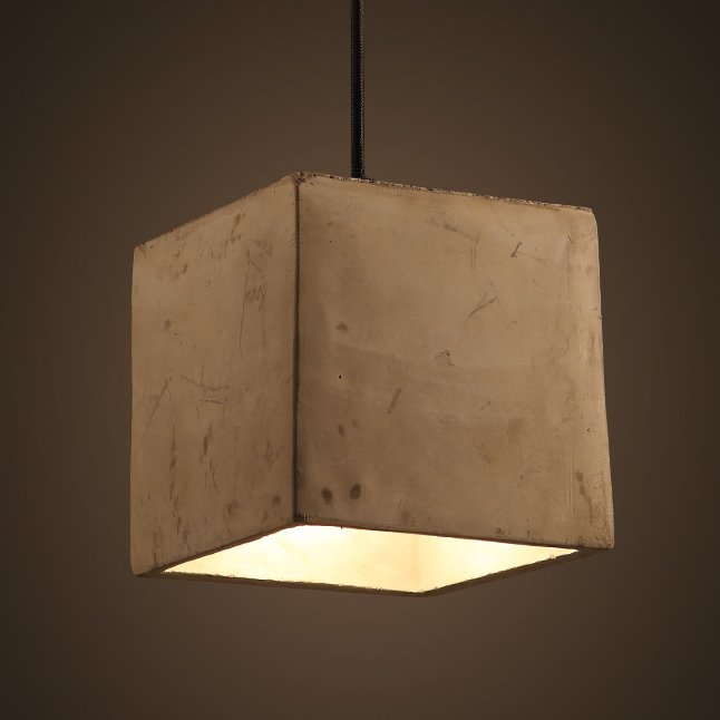 Подвесной светильник Art Concrete Cub Подвесной светильник Art Concrete Cub в Твери | Loft Concept