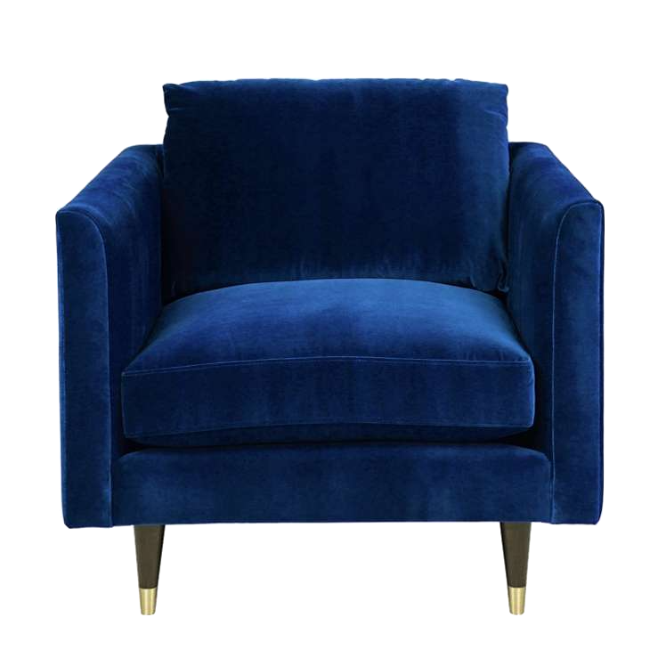 Кресло LIVING BY CHRISTIANE LEMIEUX Henry Armchair Синий Кресло LIVING BY CHRISTIANE LEMIEUX Henry Armchair Синий в Твери | Loft Concept