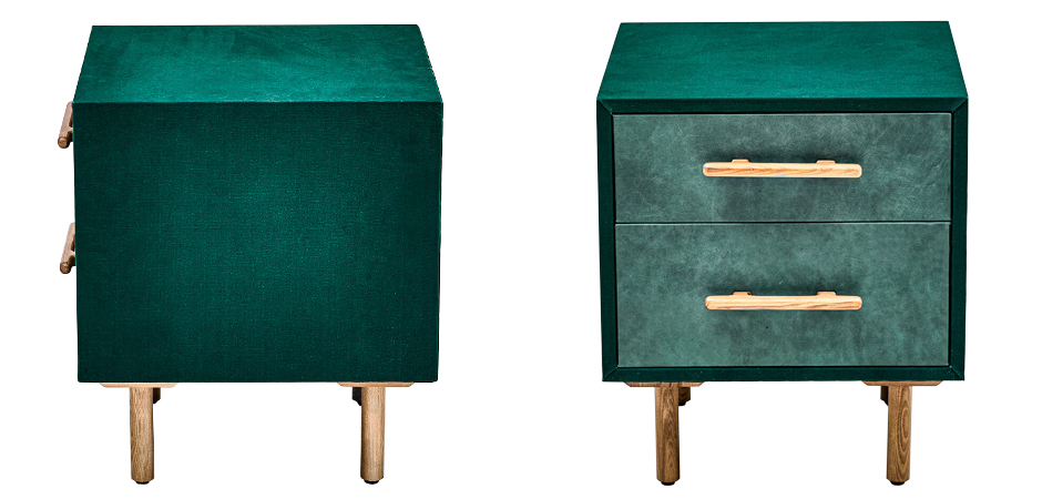 Тумба Smoky Green Nightstand Тумба Smoky Green Nightstand - Loft-Concept в Твери