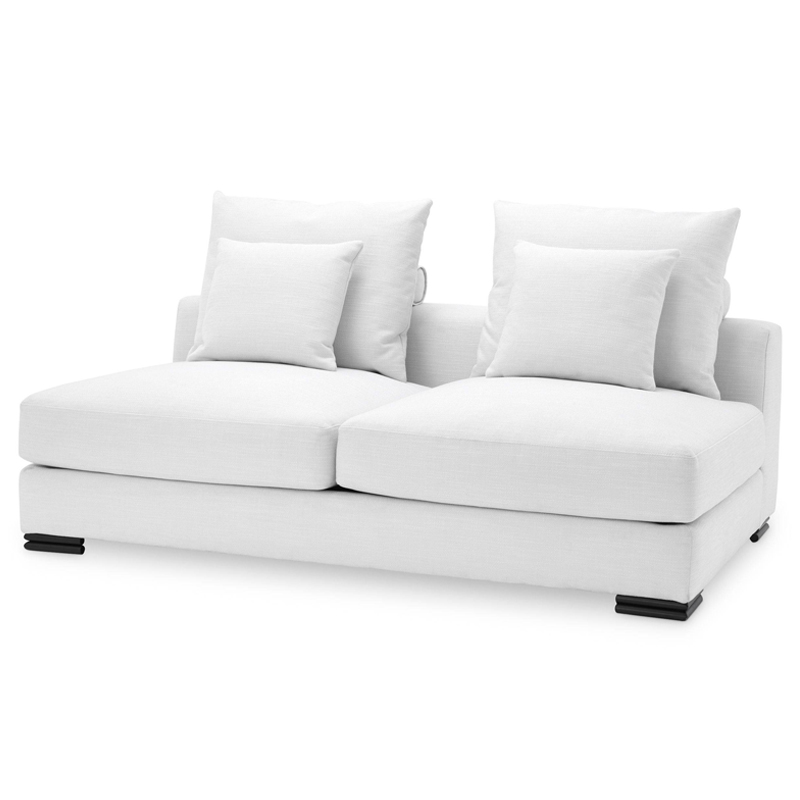 Диван Eichholtz Sofa Clifford 2-Seater white Белый Черный Диван Eichholtz Sofa Clifford 2-Seater white Белый Черный в Твери | Loft Concept