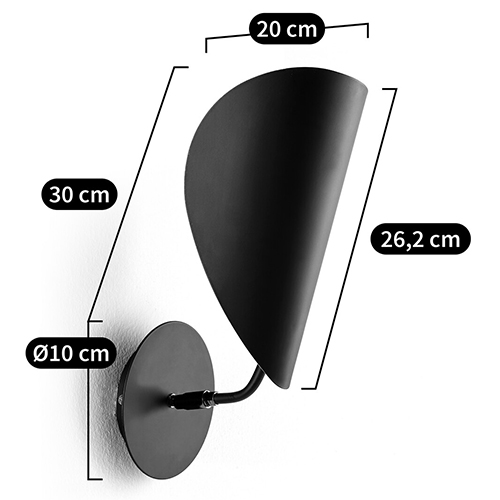 Бра с поворотным плафоном Aracea Black Wall Lamp Бра с поворотным плафоном Aracea Black Wall Lamp в Твери