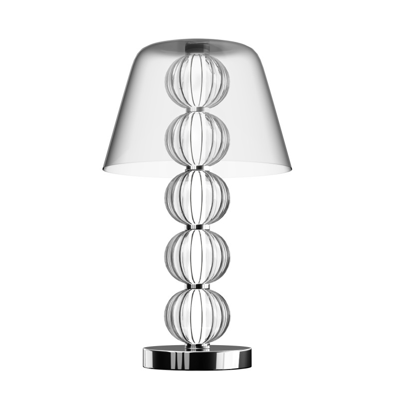 Настольная лампа со стеклянными шарами Balls Lamp Хром Настольная лампа со стеклянными шарами Balls Lamp Хром в Твери | Loft Concept