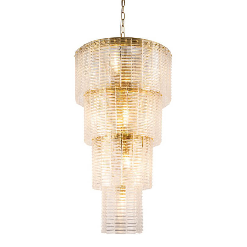 Люстра Branwen Chandelier 51 Золотой Прозрачный Люстра Branwen Chandelier 51 Золотой Прозрачный в Твери | Loft Concept
