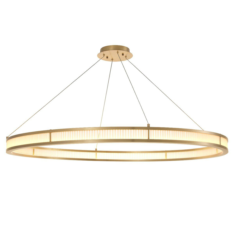 Люстра Eichholtz Chandelier Damien XL Brass Латунь Античная полированная Белое матовое стекло Люстра Eichholtz Chandelier Damien XL Brass Латунь Античная полированная Белое матовое стекло в Твери | Loft Concept