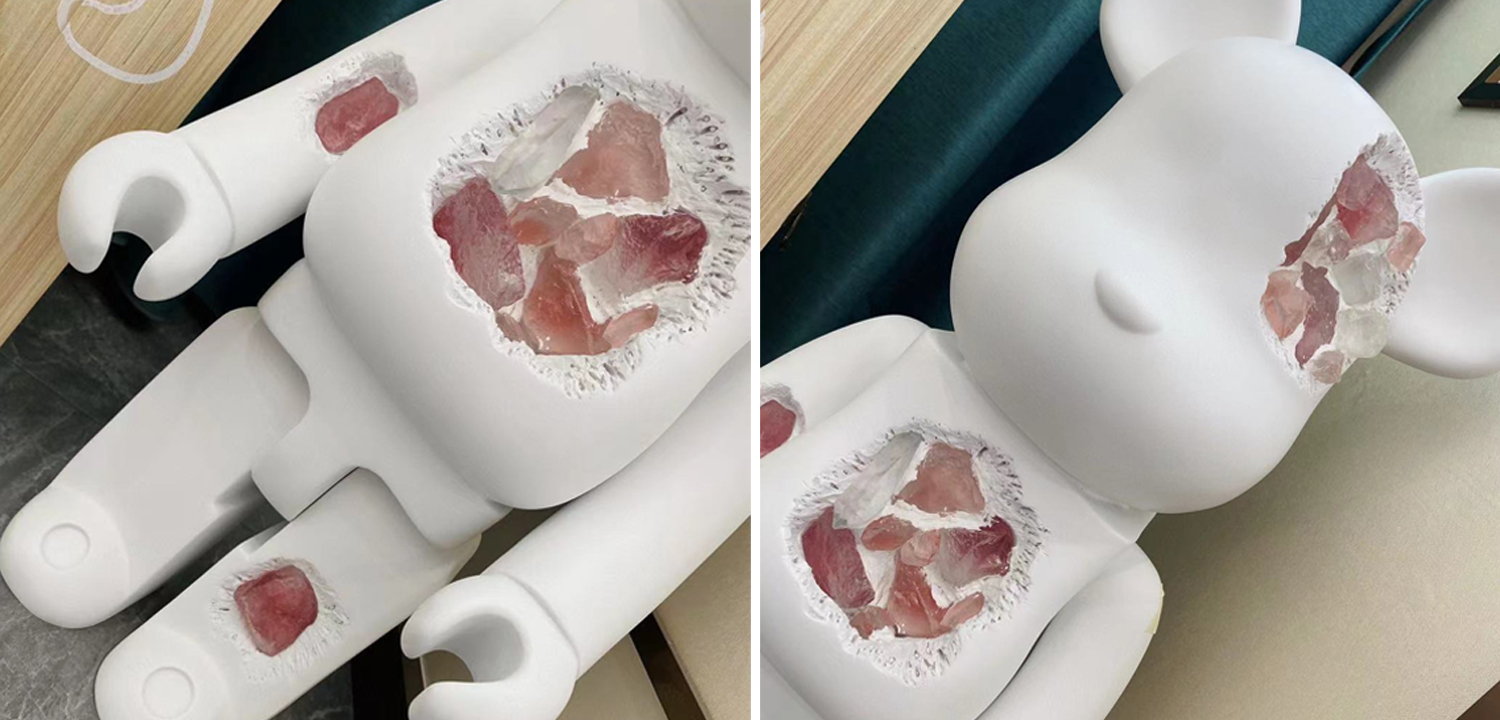 Статуэтка Bearbrick Pink Crystal - фото