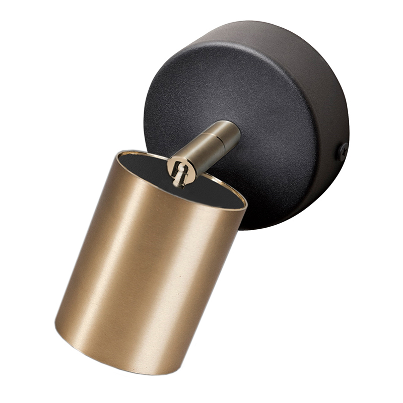 Бра Celis Spot Wall Lamp brass Латунь Черный Бра Celis Spot Wall Lamp brass Латунь Черный в Твери | Loft Concept