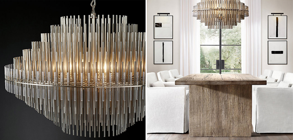 Люстра Restoration Hardware Emile Round Chandelier Chrome Люстра Restoration Hardware Emile Round Chandelier Chrome - Loft-Concept в Твери
