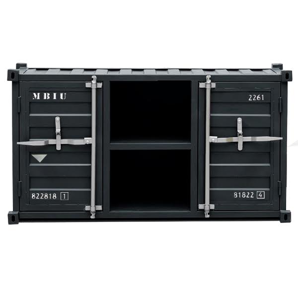 ТВ тумба Loft TV Sea container черный металл Черный ТВ тумба Loft TV Sea container черный металл Черный в Твери | Loft Concept