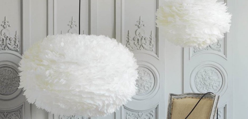Люстра из перьев Plumage White Люстра из перьев Plumage White - Loft-Concept в Твери