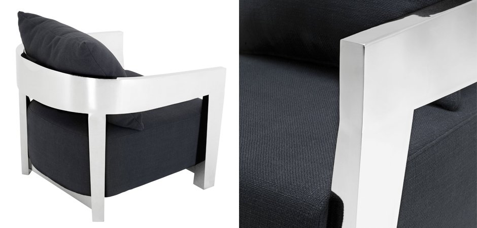 Кресло Eichholtz Chair Rubautelli Stainless steel Кресло Eichholtz Chair Rubautelli Stainless steel - Loft-Concept в Твери