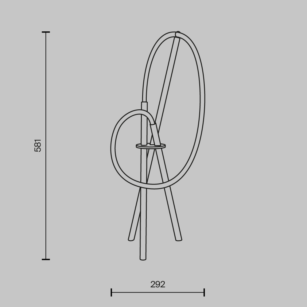 Настольный светильник Crochet Brass 3000К 15Вт в Твери