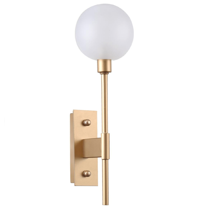Бра Berries Chandelier White матовое золото Прозрачный белый Бра Berries Chandelier White матовое золото Прозрачный белый в Твери | Loft Concept