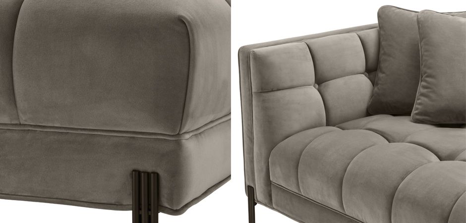 Кушетка Eichholtz Lounge Sofa Sienna Left greige Кушетка Eichholtz Lounge Sofa Sienna Left greige - Loft-Concept в Твери