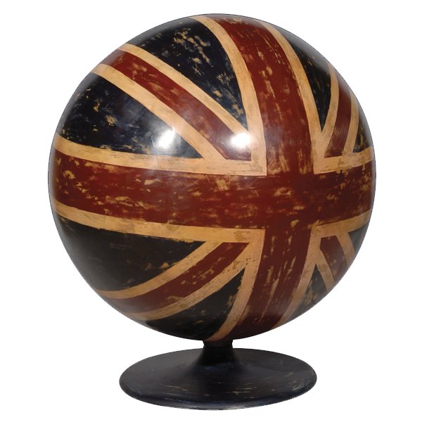 Кресло шар Pod Chair Union Jack & Brown Leather Коричневый винтаж Кресло шар Pod Chair Union Jack & Brown Leather Коричневый винтаж в Твери | Loft Concept