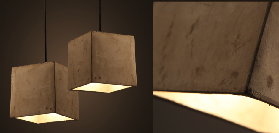 Подвесной светильник Art Concrete Cub Подвесной светильник Art Concrete Cub - Loft-Concept в Твери