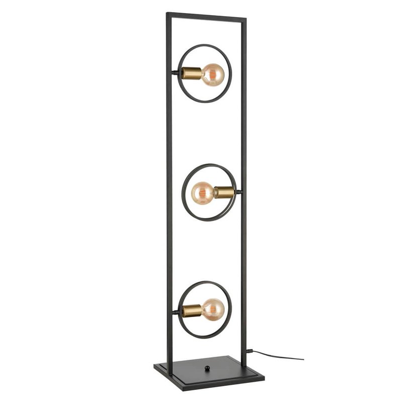 Торшер Loft Rings Light Черный Золотой в Твери | Loft Concept 