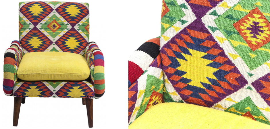 Кресло Ethnotica Kelim Chair Кресло Ethnotica Kelim Chair - Loft-Concept в Твери