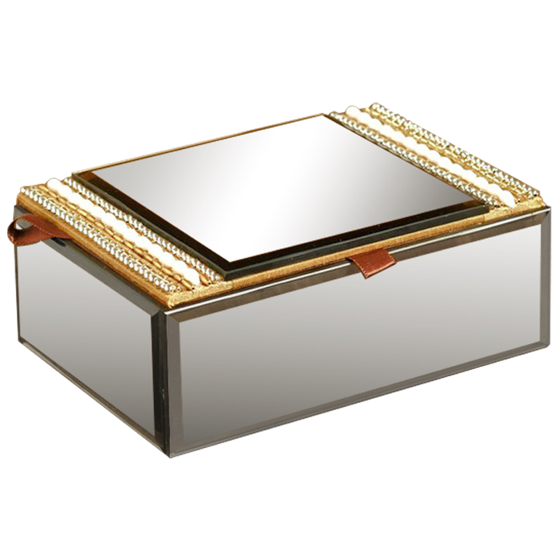 Шкатулка Seren Mirrored Box Зеркало Золотой Шкатулка Seren Mirrored Box Зеркало Золотой в Твери | Loft Concept