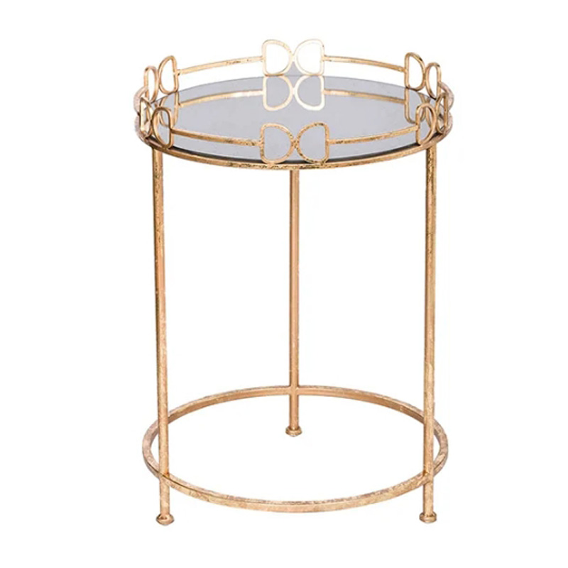 Приставной столик Round Table gold Золотой Приставной столик Round Table gold Золотой в Твери | Loft Concept