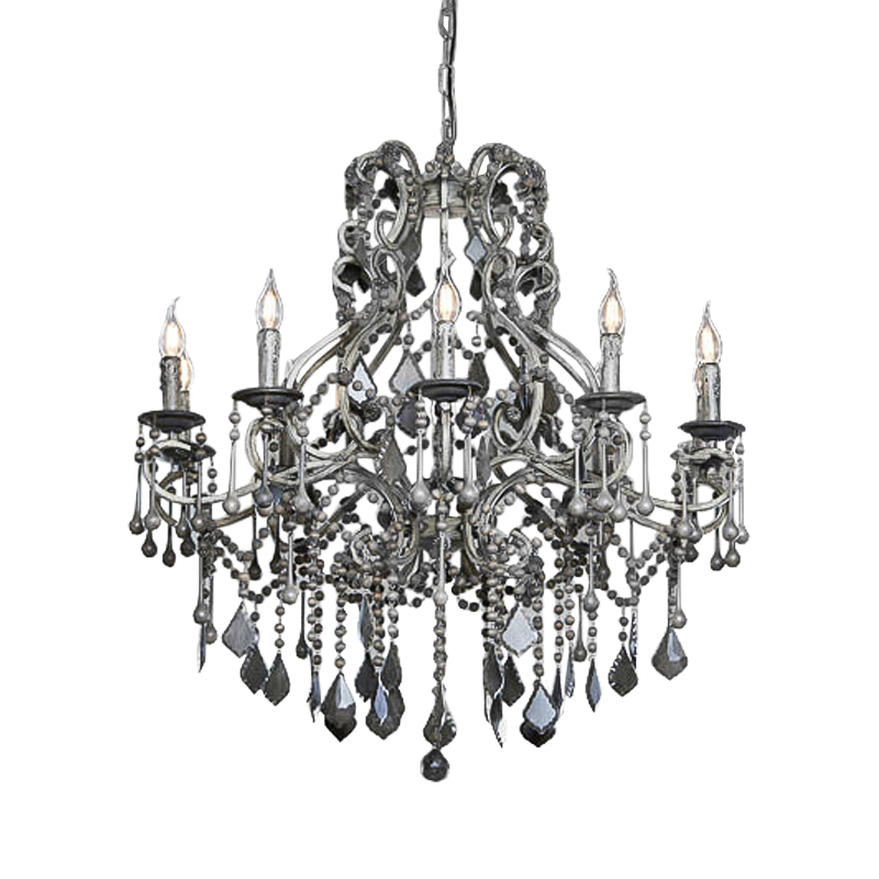 Люстра Breuillet Chandeliers Черный Бежево-серый Люстра Breuillet Chandeliers Черный Бежево-серый в Твери | Loft Concept