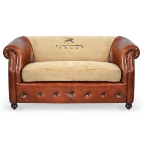 Диван POLO brown leather Диван POLO brown leather в Твери | Loft Concept