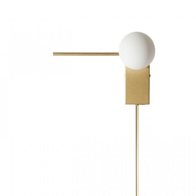 Бра Direct Rays Gold 85 см Белый Золотой Бра Direct Rays Gold 85 см Белый Золотой в Твери | Loft Concept