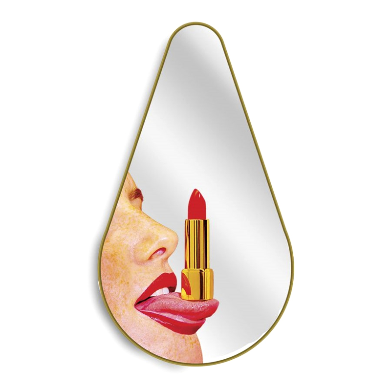 Зеркало Seletti Pear Tongue Золотой Зеркало Seletti Pear Tongue Золотой в Твери | Loft Concept