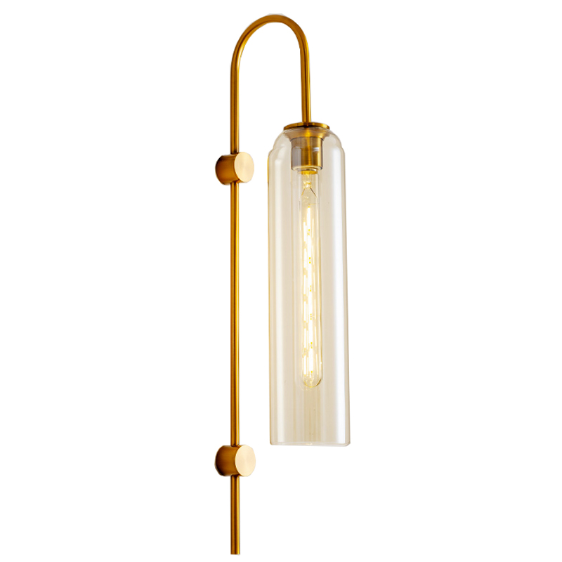 Бра ARTICOLO float Wall Sconce Transparent Глянцевое золото Прозрачный Бра ARTICOLO float Wall Sconce Transparent Глянцевое золото Прозрачный в Твери | Loft Concept