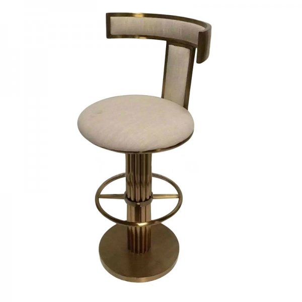 Барный стул Kelly Wearstler Marmont Bar Stool ivory ( слоновая кость ) Латунь Барный стул Kelly Wearstler Marmont Bar Stool ivory ( слоновая кость ) Латунь в Твери | Loft Concept