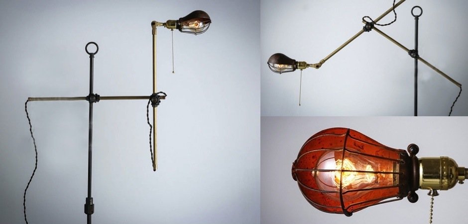 Напольный светильник Steampunk Extension Pole Floor Напольный светильник Steampunk Extension Pole Floor - Loft-Concept в Твери