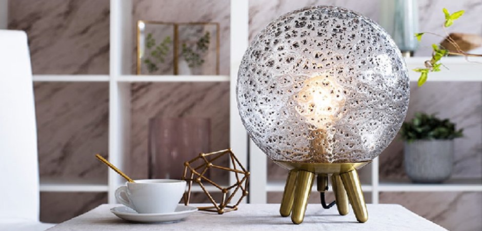Лампа Retro Ball Table Lamp Лампа Retro Ball Table Lamp - Loft-Concept в Твери