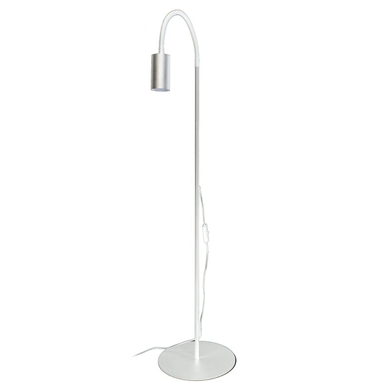 Торшер Noor Trumpet Floor Lamp white Белый Сталь Торшер Noor Trumpet Floor Lamp white Белый Сталь в Твери | Loft Concept