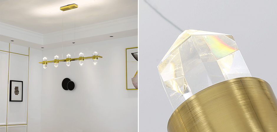 Люстра large Crystals Line Brass Люстра large Crystals Line Brass - Loft-Concept в Твери