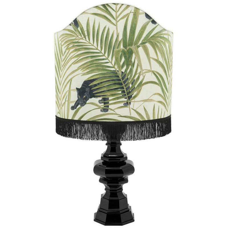 Настольная лампа Table Lamp Empire Scudo White Green Зеленый Белый Черный Настольная лампа Table Lamp Empire Scudo White Green Зеленый Белый Черный в Твери | Loft Concept