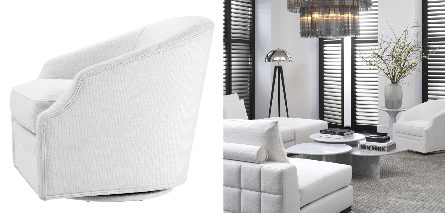 Кресло Eichholtz Swivel Chair Gustav - фото №1