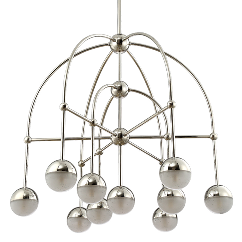 Люстра Heidy Chrome Chandelier 10 Хром Люстра Heidy Chrome Chandelier 10 Хром в Твери | Loft Concept