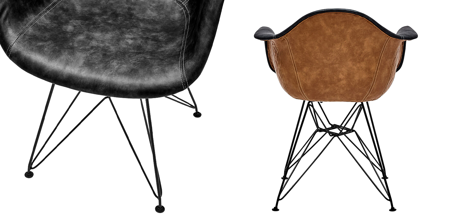 Стул Combi Caramel and Graphite Stool II - фото №2