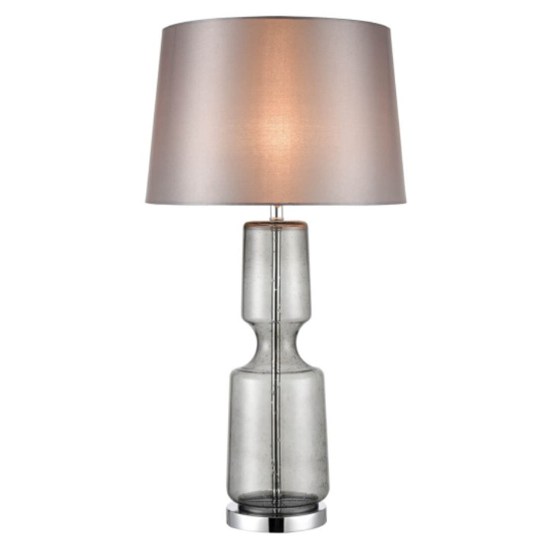 Настольная лампа Серое Стекло Antero Chrome Table Lamp Хром Настольная лампа Серое Стекло Antero Chrome Table Lamp Хром в Твери | Loft Concept