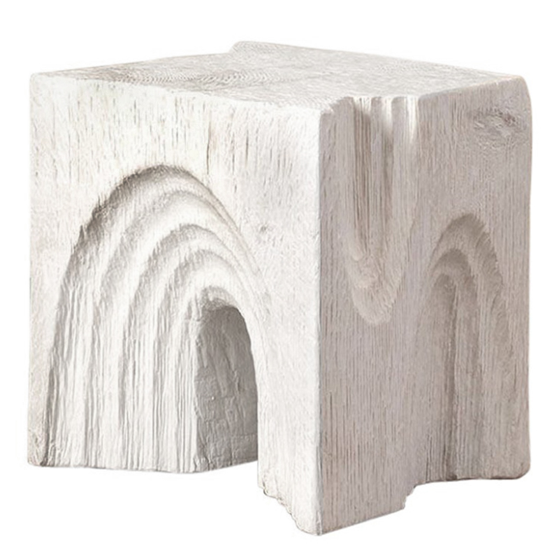 Приставной стол Kelly Wearstler Белый Echo Stool Белый Приставной стол Kelly Wearstler Белый Echo Stool Белый в Твери | Loft Concept
