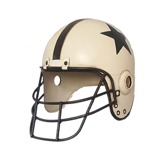 Аксессуар на стену Helmet with Star White Белый Черный Аксессуар на стену Helmet with Star White Белый Черный в Твери | Loft Concept