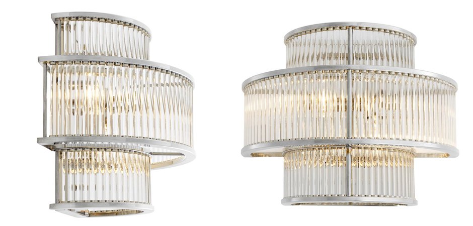 Бра Wall Lamp Mancini Nickel Бра Wall Lamp Mancini Nickel - Loft-Concept в Твери
