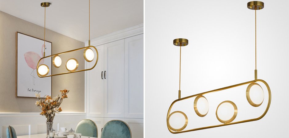 Люстра HOOP LED LONG Люстра HOOP LED LONG - Loft-Concept в Твери