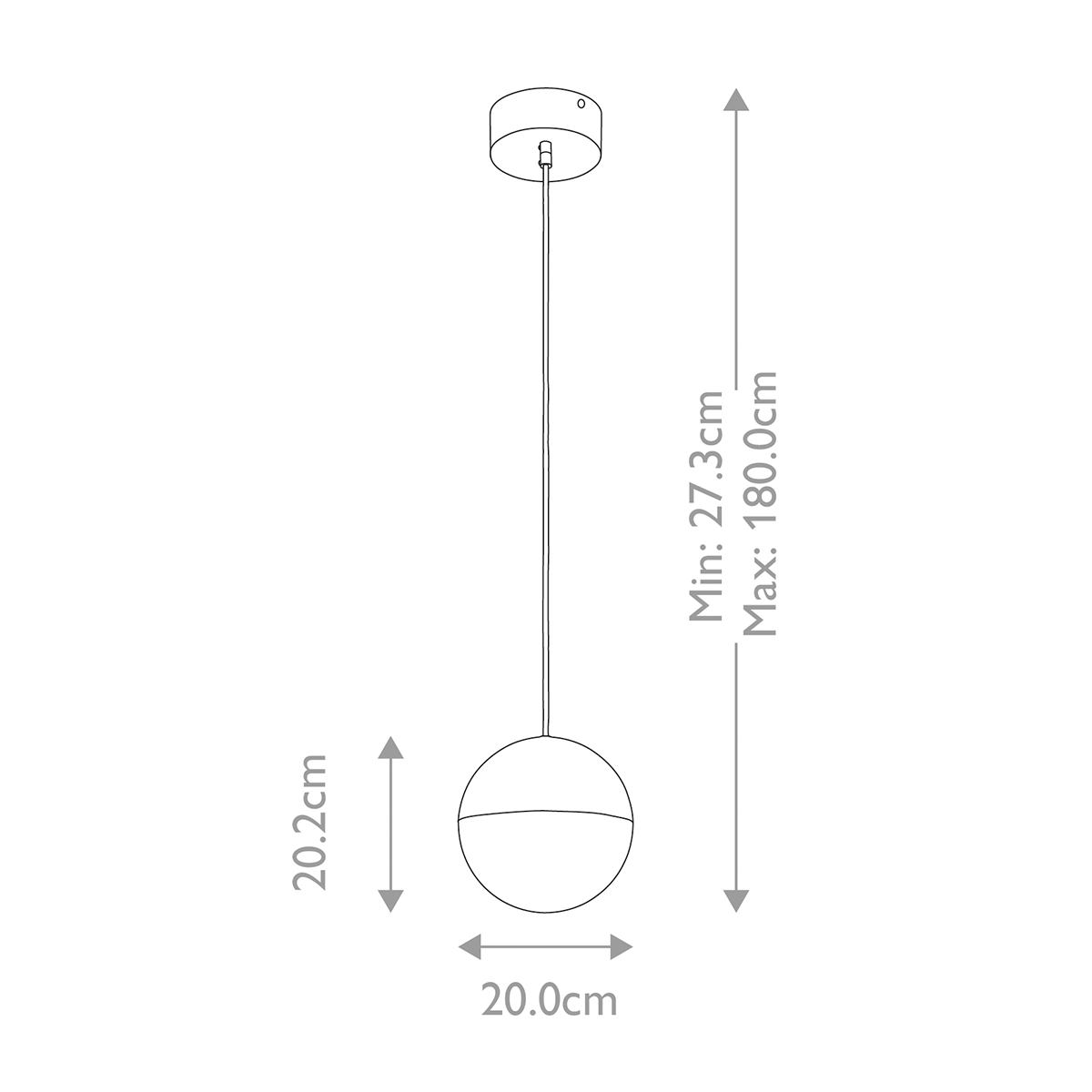 Подвесной светильник со сферическим плафоном из акрила с циркониевыми вкраплениями Kichler в Твери