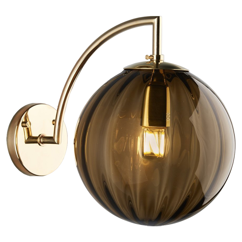 Бра Hector Sconce Amber Глянцевое золото Янтарь (Amber) Бра Hector Sconce Amber Глянцевое золото Янтарь (Amber) в Твери | Loft Concept